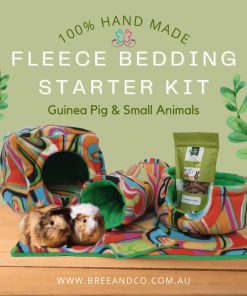Hand made Guinea pig fleece bedding