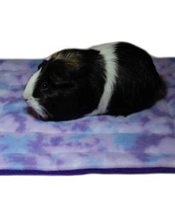Purple Tie Dye Mat 3 with guinea pig