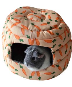 2 in 1 carrot beehive bed samll pets 1
