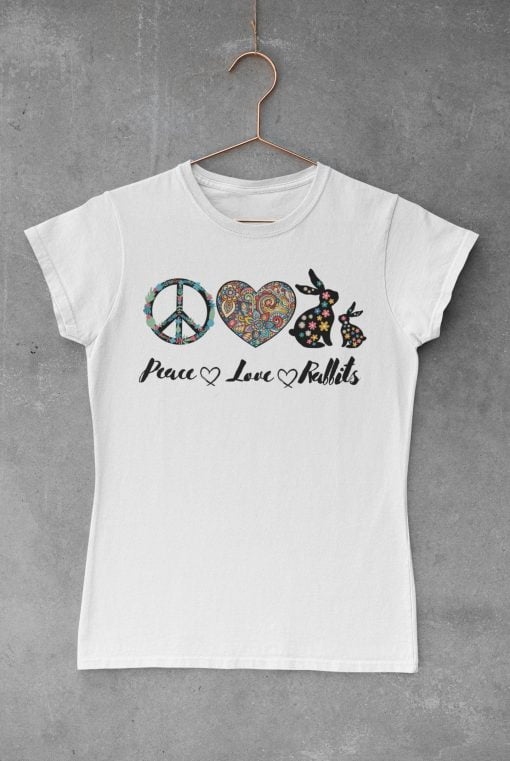 Peace love rabbits Tee