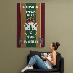 Guinea pigs rule the world flag