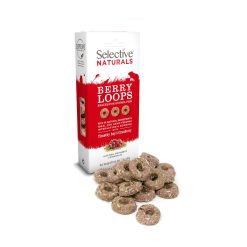 Selective Naturals Berry Loops Small Pet Treat 80g_a