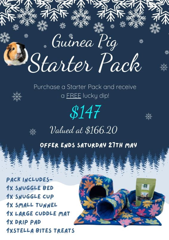 Fleece Bedding Starter Kit – Guinea Pig & Small Animals