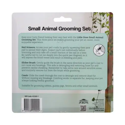 Little Ones Small Animal 3pc Grooming Kit 2